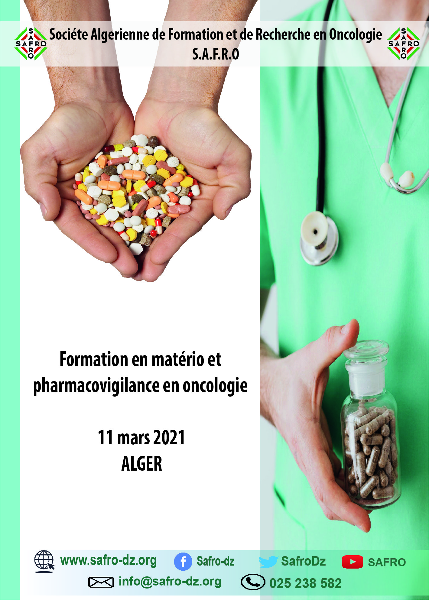 Formation en matério et pharmacovigilence en oncologie - 11 Mars 2021 |  Alger