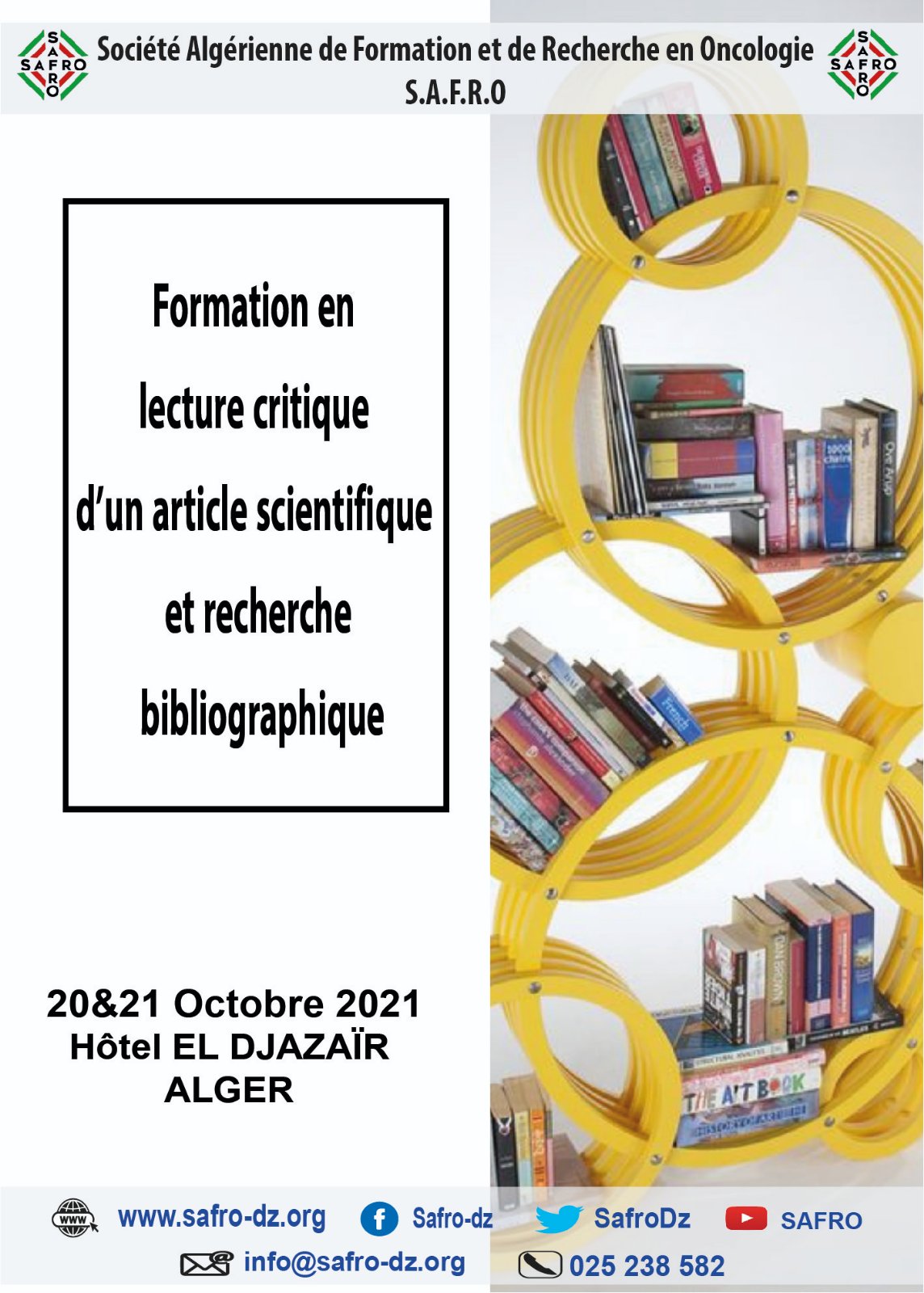 Formation en lecture critique d'un article scientifique et recherche bibliographie 20 & 21 octobre 2021