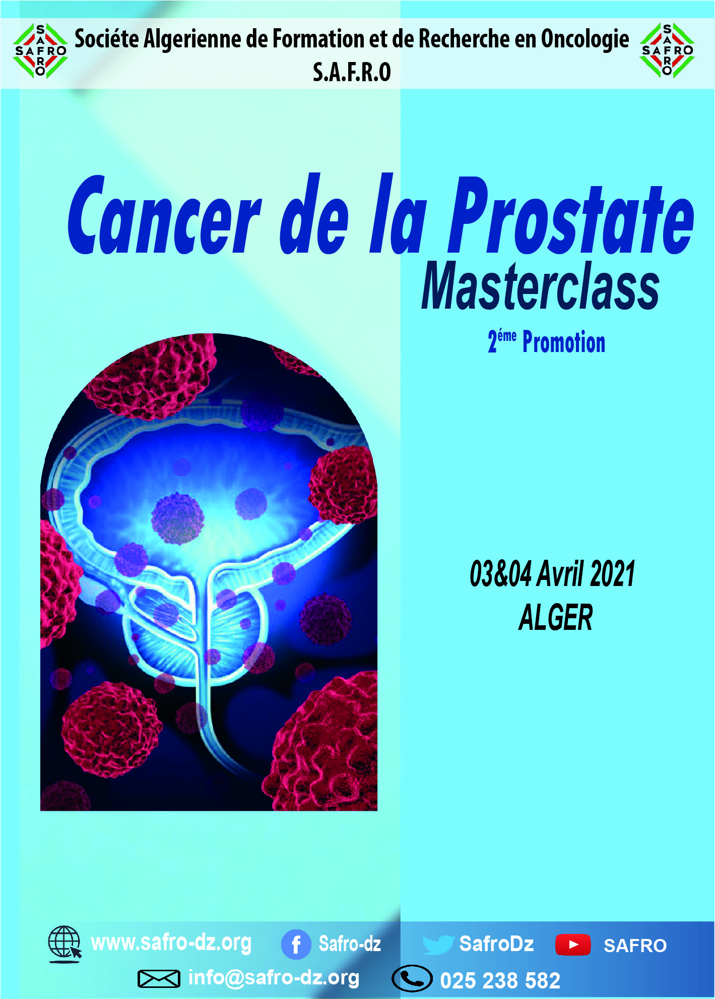 MasterClass Cancer de la Prostate 03&04 Avril | ALGER