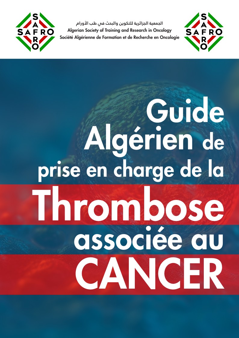 guide algérien de la SAFRO de prise en charge de la thrombose associée au cancer
